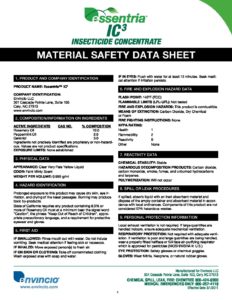 EssentriaIC3MSDS pdf EssentriaIC3MSDS