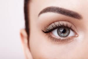 shutterstock 1224470146 Female,Eye,With,Extreme,Long,False,Eyelashes.,Eyelash,Extensions.,Makeup,