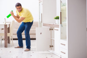 shutterstock 1694014183 Young,Man,And,A,Lot,Of,Cockroaches,At,Home