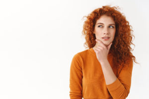 shutterstock 1485509582 Hmm,Interesting.,Curious,Cunning,Good-looking,Redhead,Girl,Planning,Perfect,Scheme,