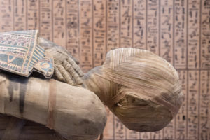 shutterstock 422842150 Egyptian,Mummy,Close,Up,Detail,With,Hieroglyphs,Background