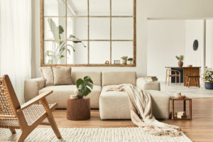 living room Modern,Interior,Of,Open,Space,With,Design,Modular,Sofa,,Furniture,
