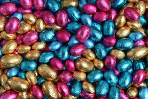 what if easter indian meal moths Large,And,Small,Pink,,Blue,And,Gold,Foil,Wrapped,Chocolate