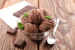 ice cream chocolate Bowl,Of,Chocolate,Ice,Cream