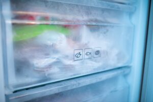 clothes moth freezer Freezer,Drawers,With,Chicken,,Fish,And,Pizza,Logo,In,Front